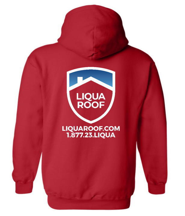 Heavy Blend Hooded Sweatshirt Liqua-Rood Red